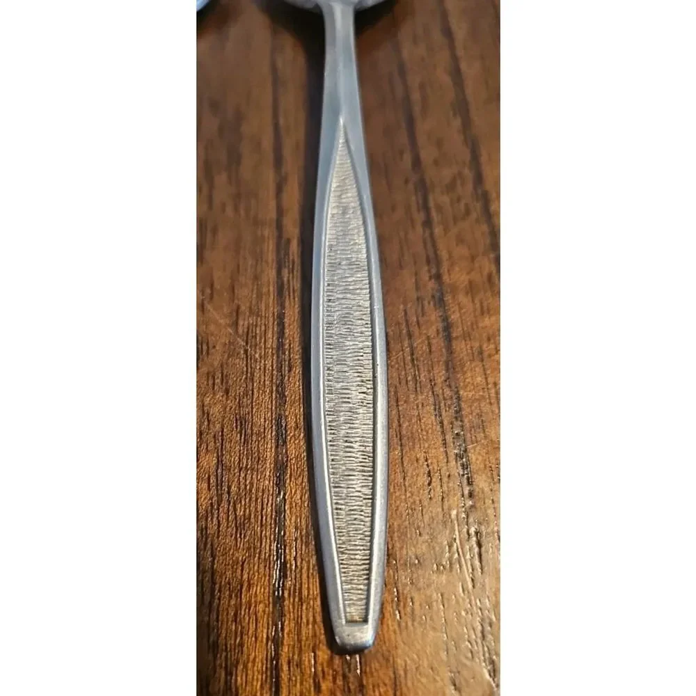 5 Royalton Antigua Teaspoons Silver Stainless Steel Japan Vintage MCM Flatware